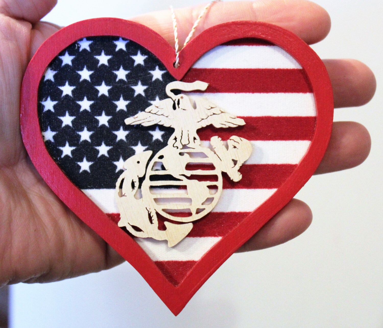 2001 Indiana Metal Craft Pewter Christmas Ornament "God Bless America" 9/11 USA