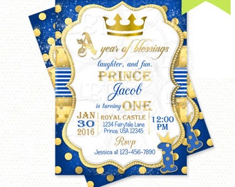 Prince Birthday Invitations 3