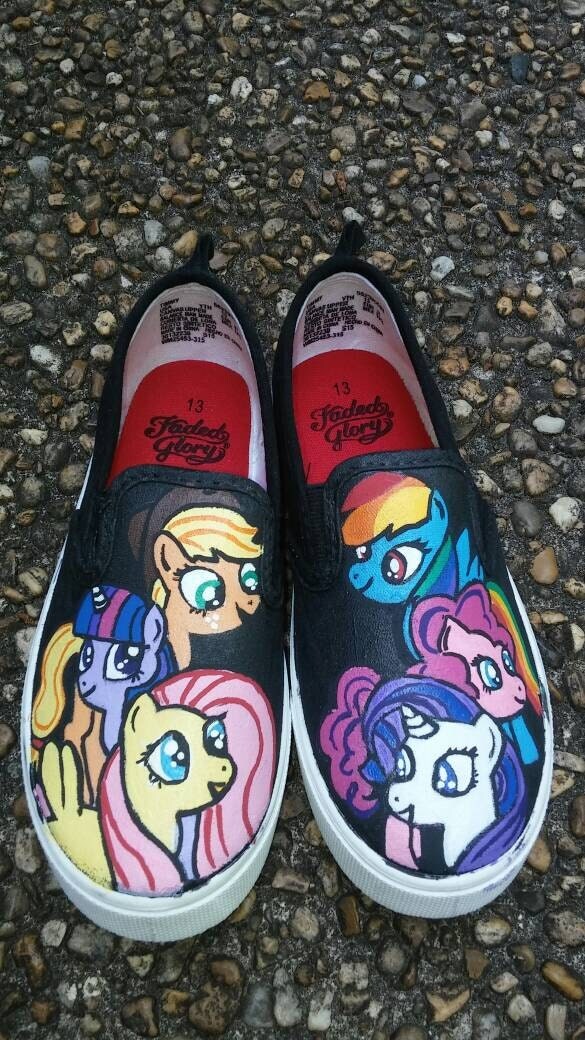 my little pony custom shoes