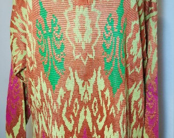 FREE SHIPPING Psychedlic Mod Sweater