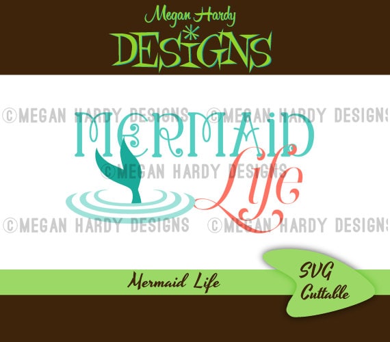 Mermaid Life SVG by MeganHardyDesigns on Etsy