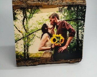 Personalized Couple, Housewarming Gift, Anniversary Gift, Wood Picture Frame, Photo Gift, Wedding Gift, Personalized Gift, Rustic Home Decor