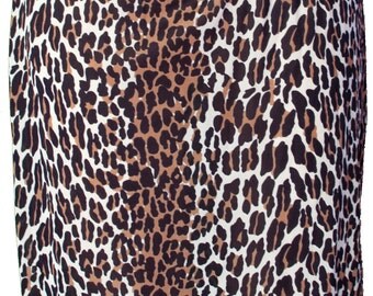 1960 Skirt Slip Tarzan Jane Retro Pin Up Leopard Animal Print Circus Costume Cave Woman Burning Man Bam Bam Pebbles Flintstones Betty Rubble
