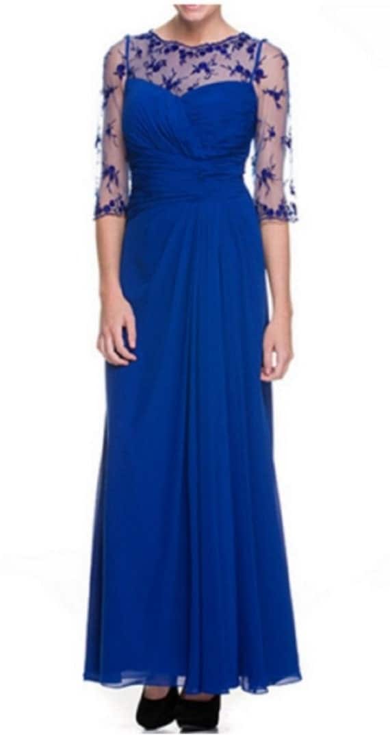 Items similar to Mother of the Bride Modest Formal Dress Evening Gown
