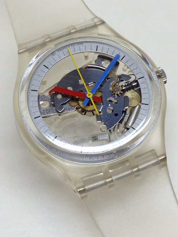Vintage Swatch Watch Jelly Fish GK100 RE 1986 by ThatIsSoFunny