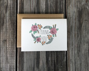 Baby Shower Thank You Cards, Bridal Shower Thank You Cards, Shower Thank You Card Set