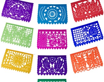 MARIPOSAS papel picado banners Ready Made butterfly