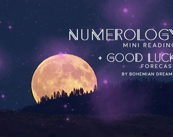 Numerology mini-reading + good luck forecast