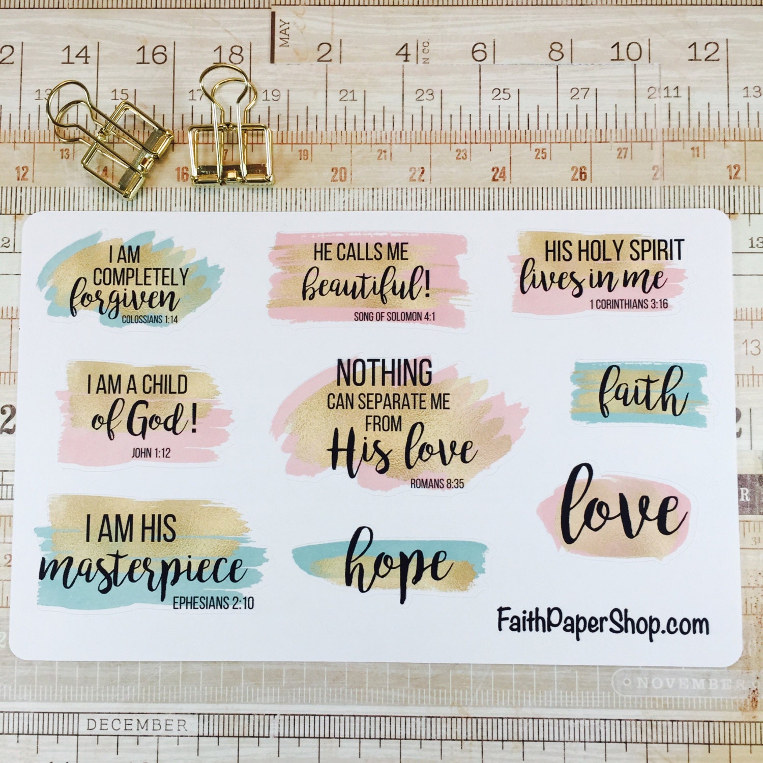 Planner Stickers Christian Stickers Prayer Journal Faith