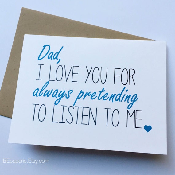 Dad Card Dad from Daughter Dad Birthday Card