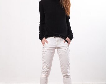 Black cashmere sweater | Cashmere sweater | Cashmere turtleneck | Black turtleneck | Kaschmir Pullover | Black sweater | KATE