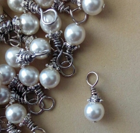 Handwrapped Pearl Charms Pearl Charm Supply Wholesale