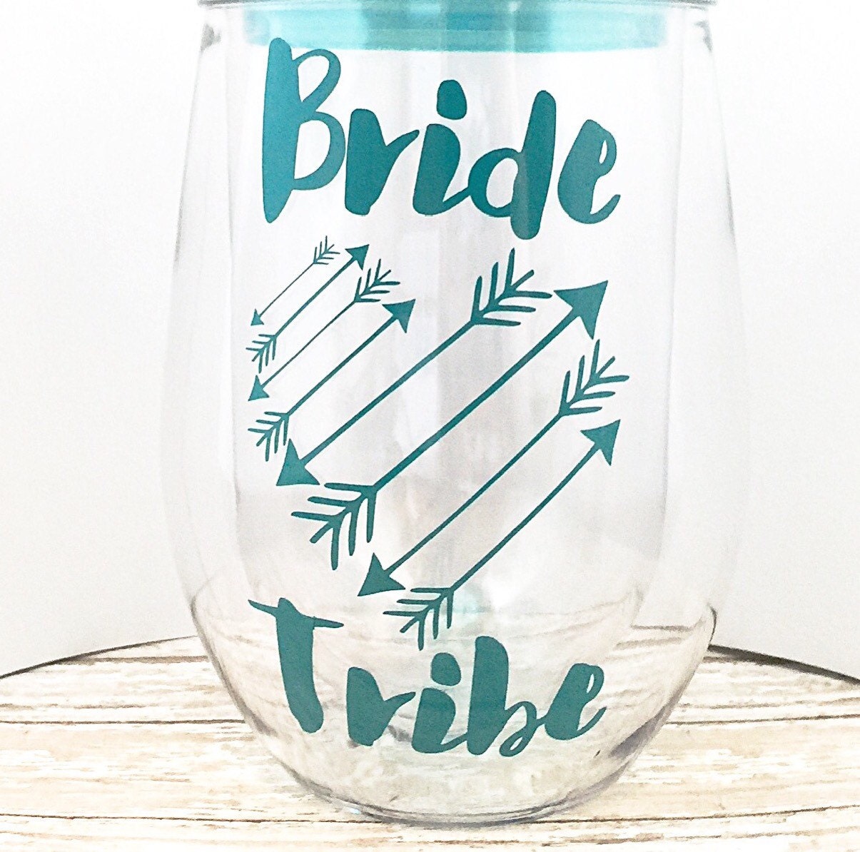 Bride Tribe Wine Glass Decal Vinyl Decals Bridal Shower