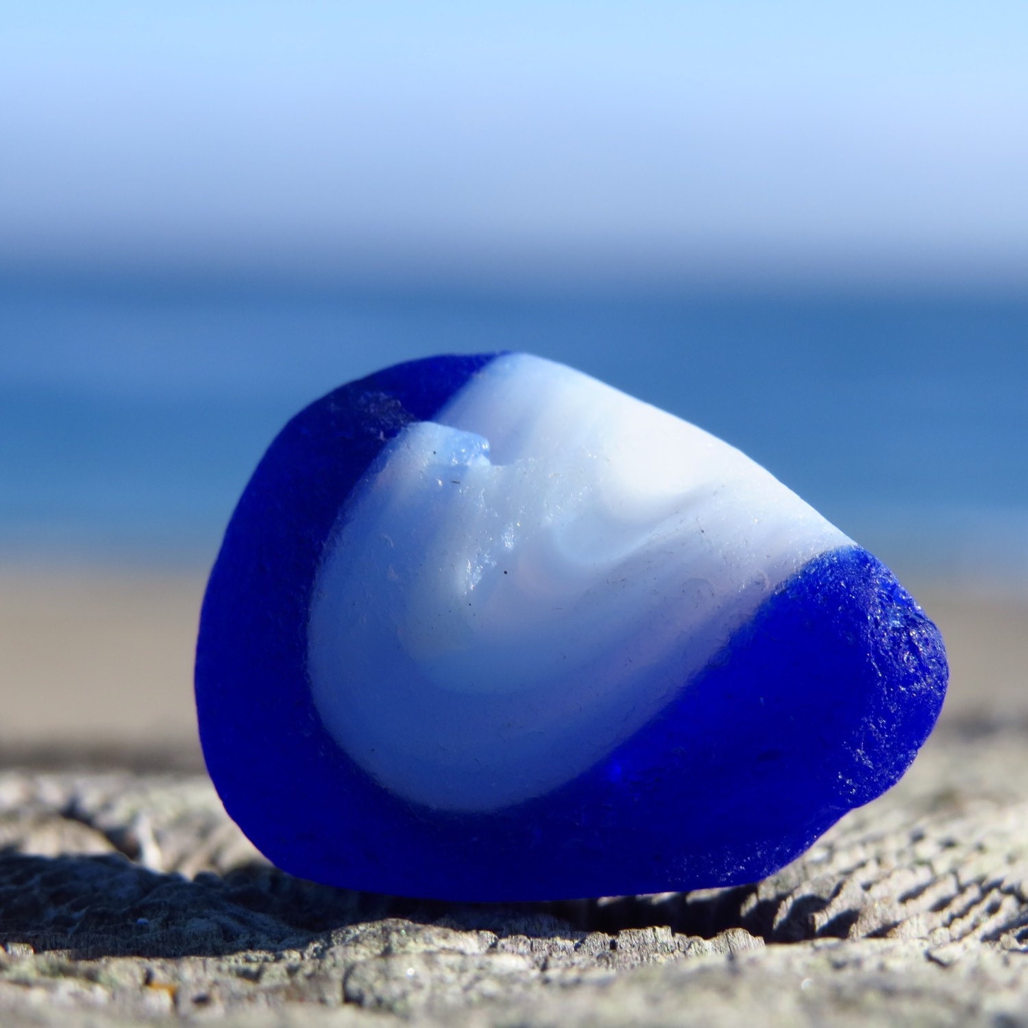 Davenport Sea Glass Layers of Blue Davenport Sea Glass