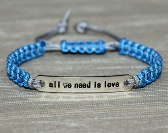 Bracelets with sayings Inspirational by ArmellaMeaJewelry on Etsy