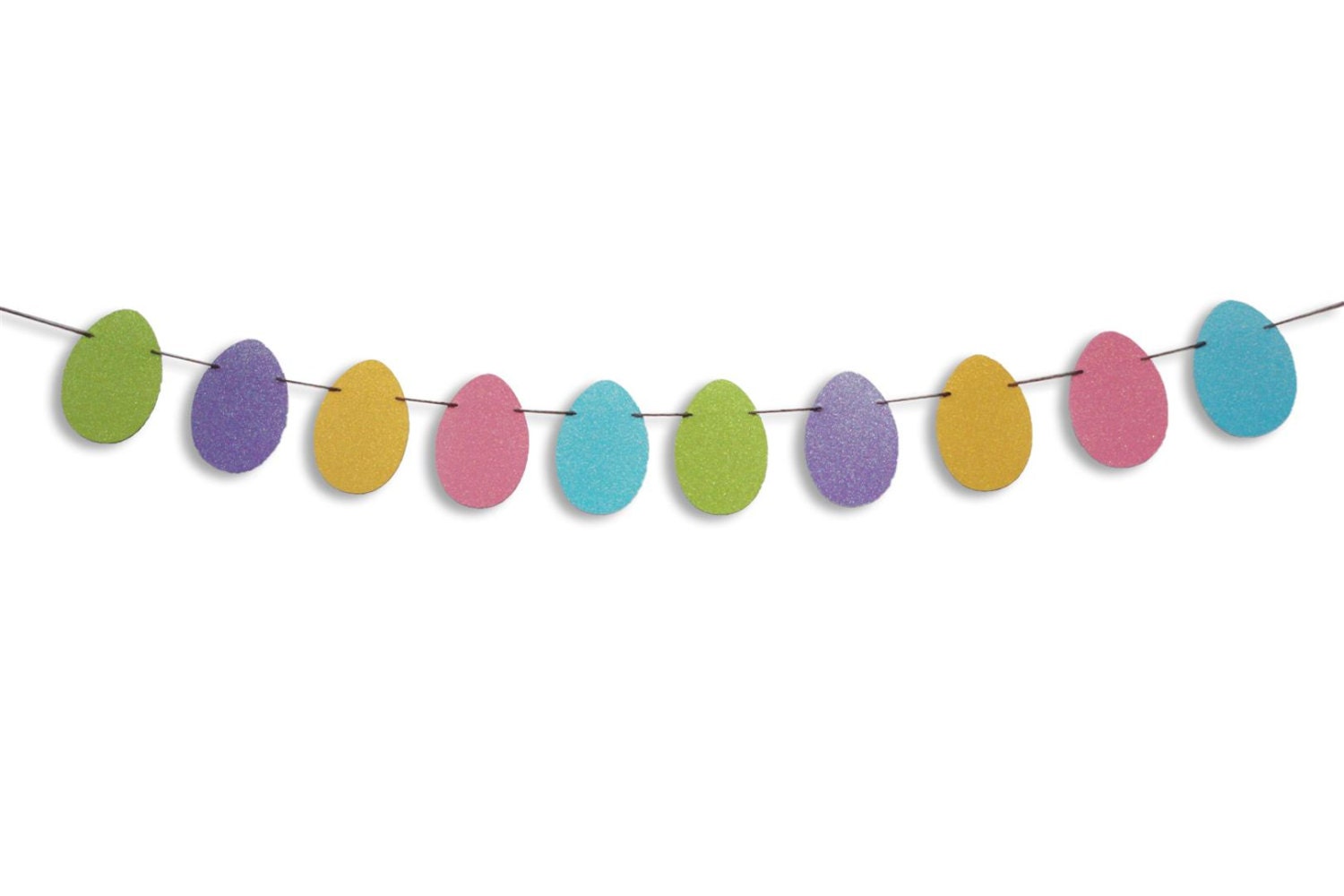 Easter Egg Garland Easter Egg Banner Easter Decoration