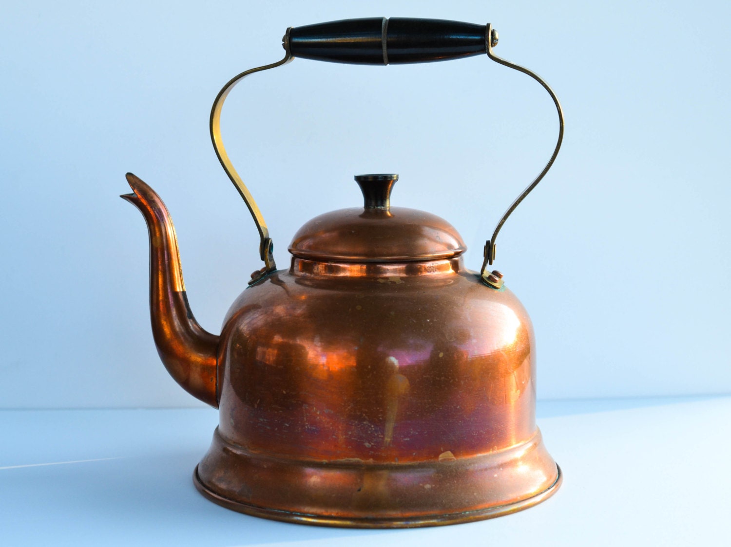 Vintage Copper Teapot 5