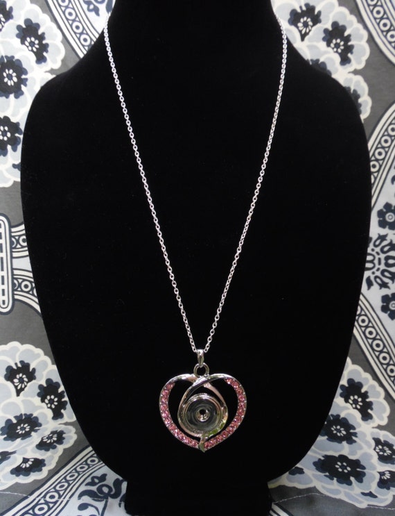 Interchangeable snap charm necklace by ClashinFashion on Etsy