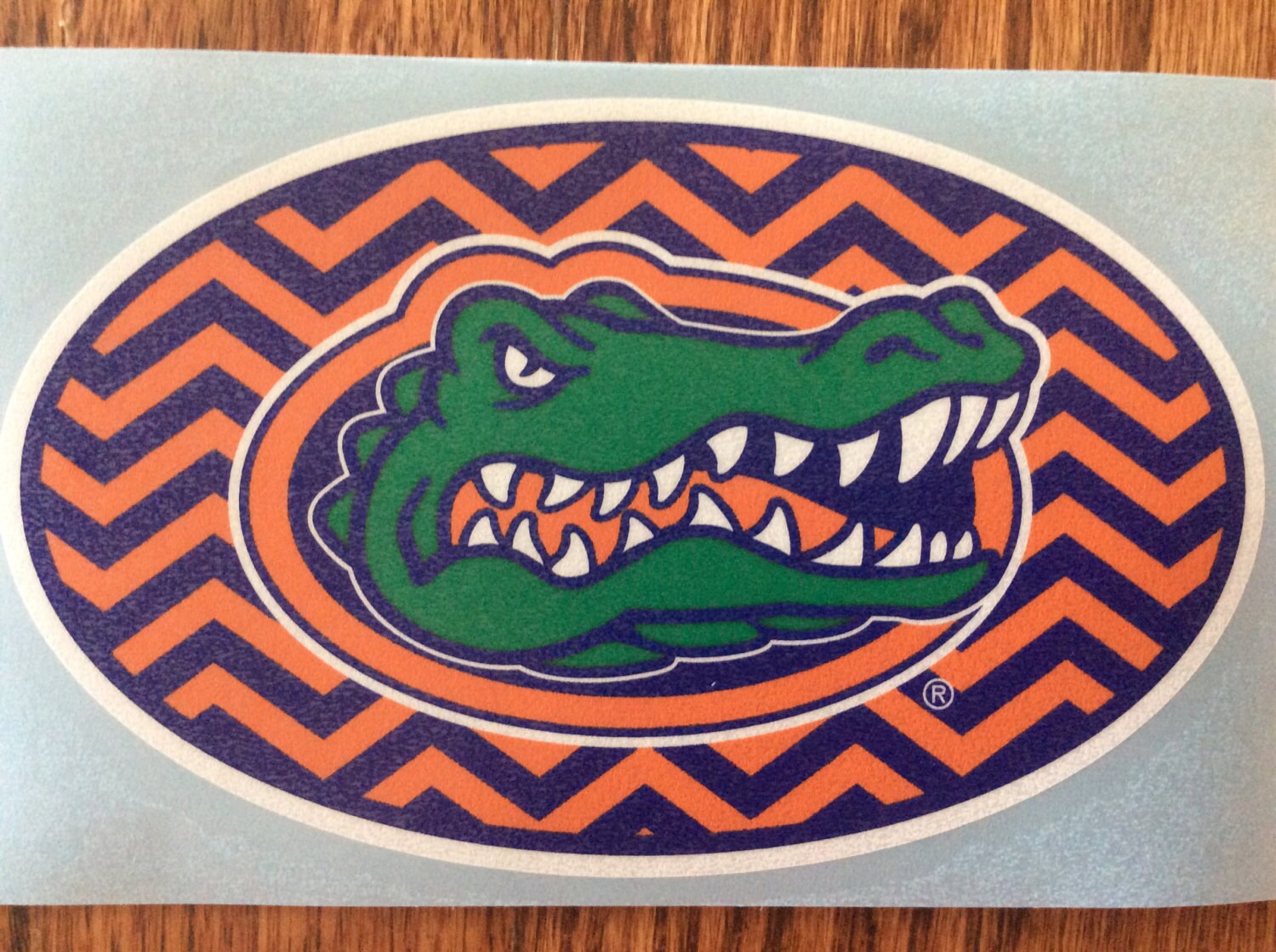 Florida Gators 6 Die-Cut Vinyl Chevron Logo Decal