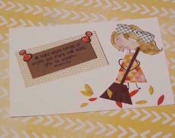 Laminated flash card | Etsy