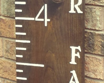 PERSONALIZED GROWTH CHART Rulers/Baby Shower Gift/Baptismal Gift/Family Ruler