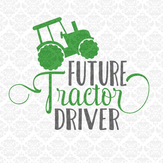 Download Farmer Farm Tractor Girl Boy Driver SVG DXF STUDiO Ai Eps PNG