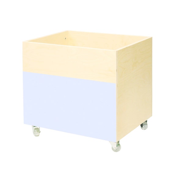 Big wooden toy chest nursery toy box toy bin storage toy