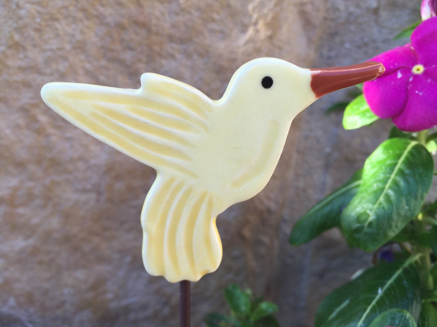 Hummingbird Garden Stakes