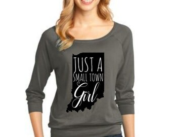 Items similar to Just A Small Town Girl Vinyl Shirt on Etsy