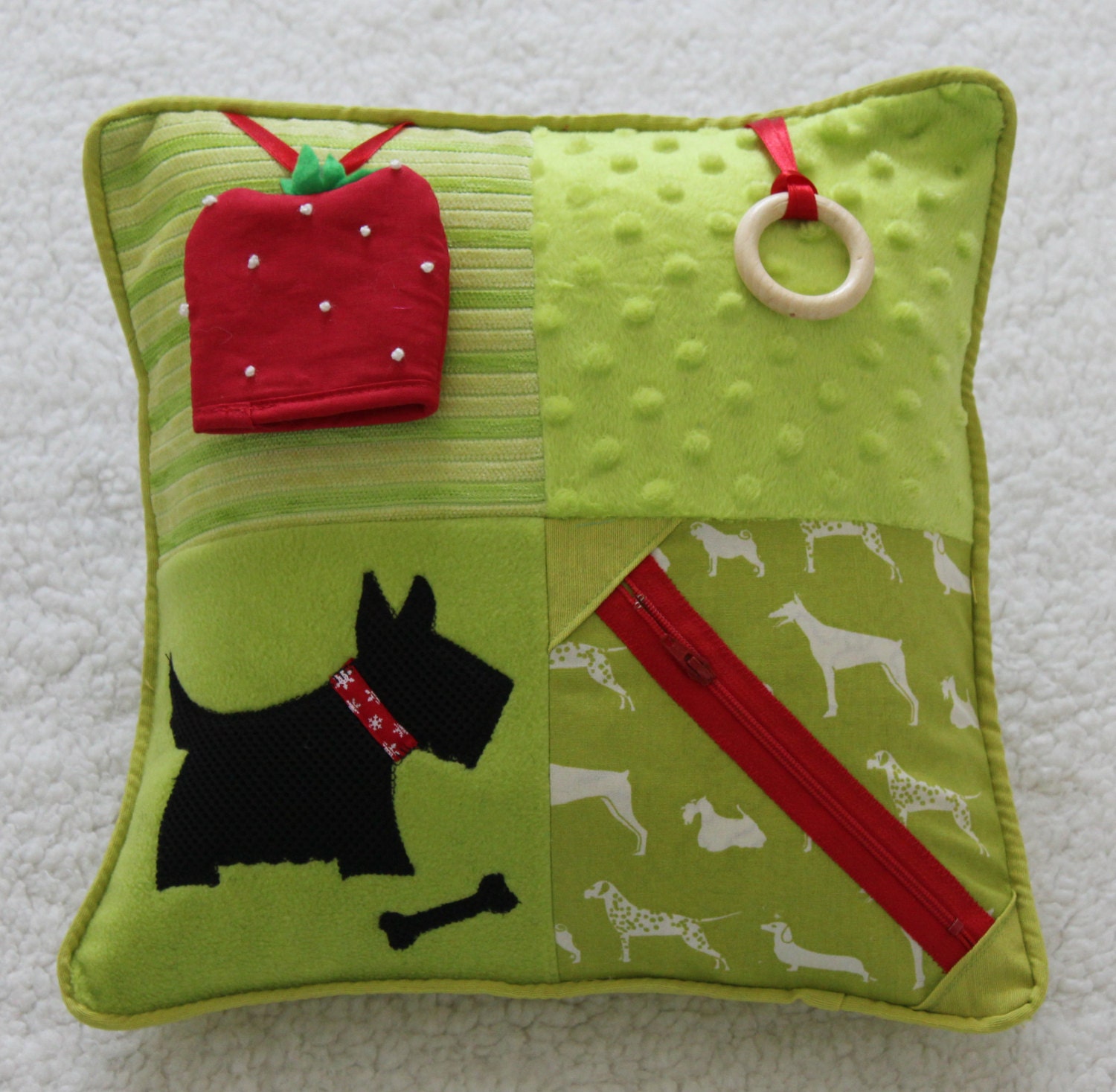 Fidget Cushion Sensory Activity Pillow Dementia Twiddle