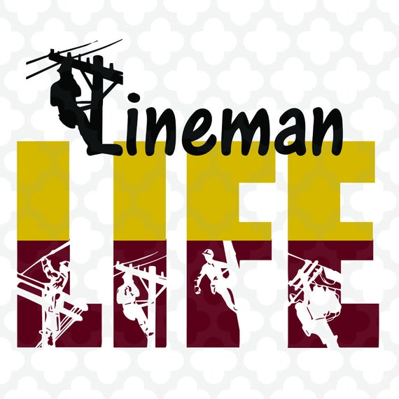 Download Lineman Life SVG Design by Dxfstore on Etsy