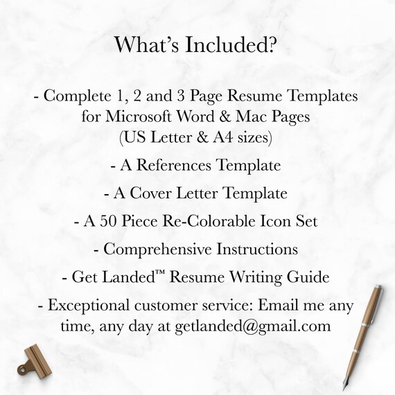 two page cover letters