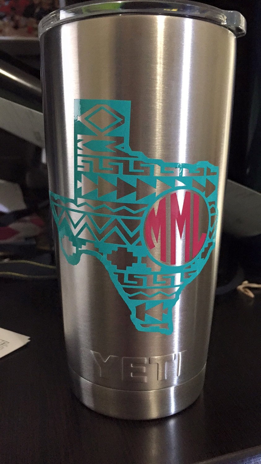 Yeti Cup Decal by KMFCustomDesigns on Etsy