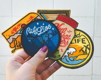 Adventure 5 Patch Variety Pack (Embroidered or Iron-On)