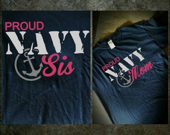 proud navy family shirts