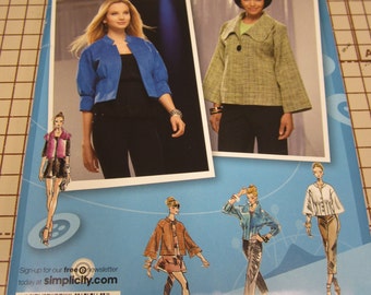 Simplicity, 2558, Pattern, Project Runway, Ladies, Jacket, Size 12, 14, 16, 18, 20, Mailed From Canada