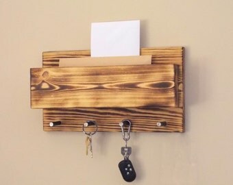 Metal Wall Mail Organizer mail key storage | etsy Metal Wall Mail Organizer mail key storage | etsy