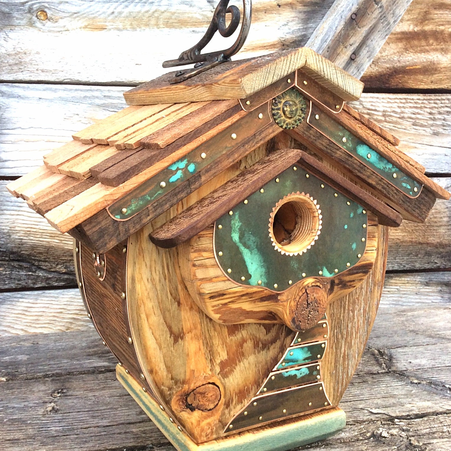 Unique Handmade Barnwood Birdhouses and by CampbellWoodworks