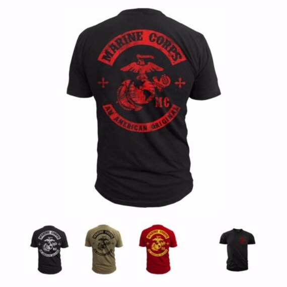 usmc moto shirts