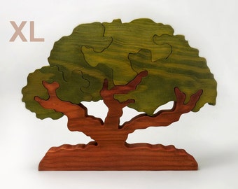 Unique wooden tree puzzle related items | Etsy