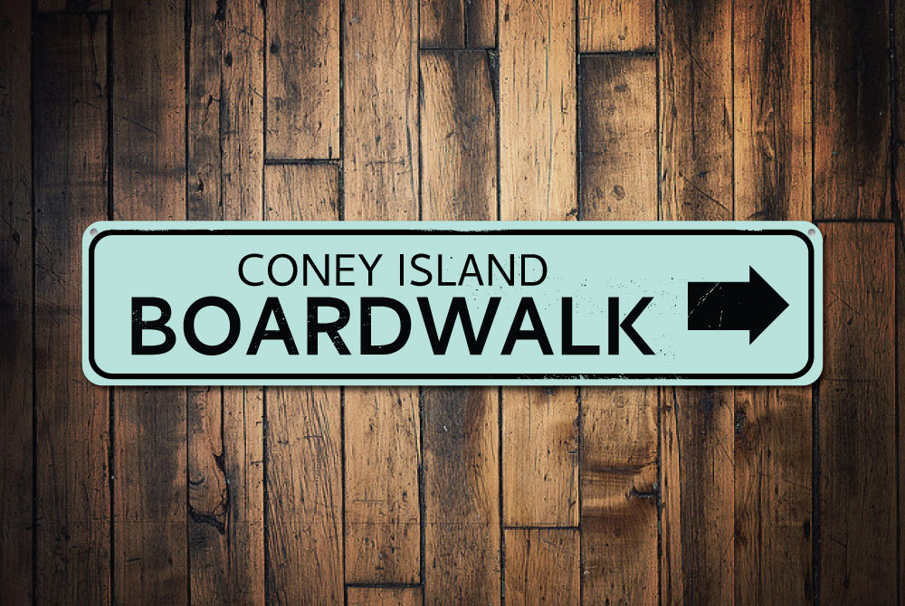 Arrow Boardwalk Location Sign Personalized Beach Boardwalk