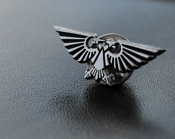 The Imperial Aquila pin inspired by Warhammer 40k game from