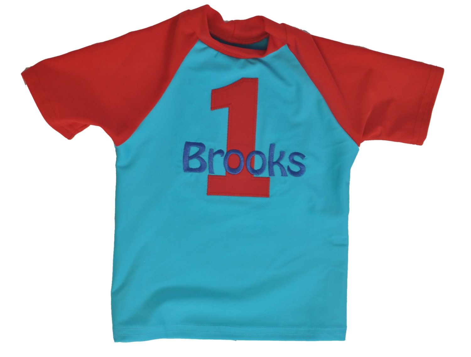 Short Sleeve Boys Swim Shirt