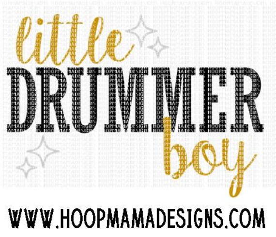 Download Little Drummer Boy SVG DXF eps and png Files for Cutting