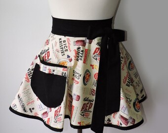 Vintage Kellogg's Retro Half Apron