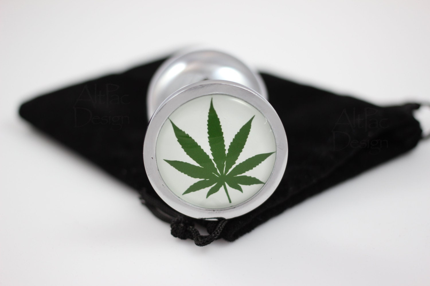 Butt Plug Marijuana Leaf Custom Anal Plug Adult Sex Toy