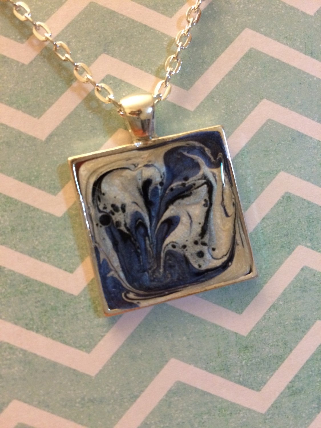 Beautiful Hand Painted Pendant By DianeCarolDesigns On Etsy