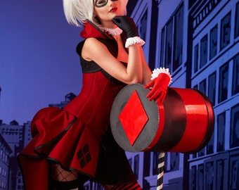 Simplicity 1091 Harley Quinn Super Villainess Costumes Poison Ivy Lady Joker sewing Pattern Sm-M