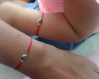 SALE Baby Evil Eye Red Bracelet. Red String Bracelet.Kabbalah Bracelet. Red Bracelet. Red Bracelet Evil Eye, Turkish eye bracelet,