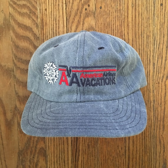 Vintage American Airlines Strapback Hat Baseball Cap